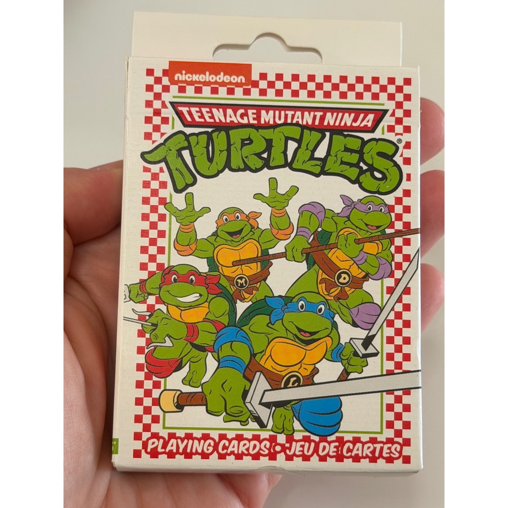 Aquarius Teenage Mutant Ninja Turtles Playing Cards Nickelodeon TMNT Deck